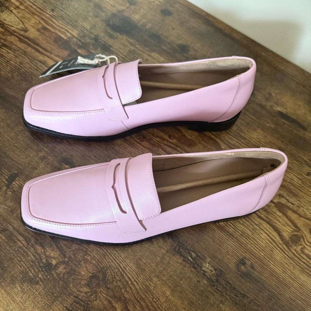 Classic Pink Bared PIiha Leather Loafers - Women's - Picture 8 of 15
